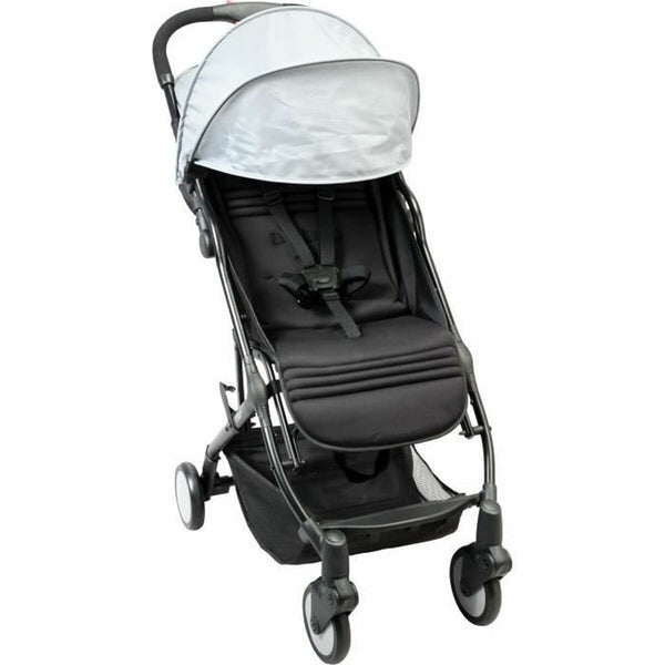 Kinderwagen Bambisol Schwarz Grau