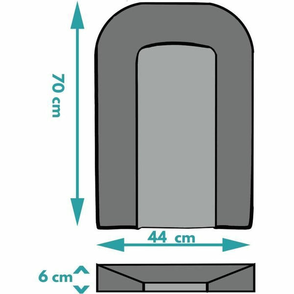 Wickelkommode Looping BCLPC 70 x 44 x 6 cm PVC Weiß