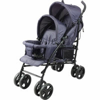 Kinderwagen Bambisol Double Cane Marineblau