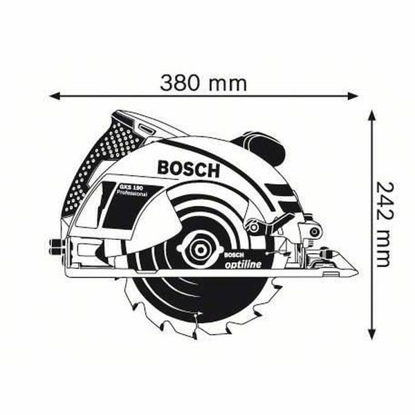 Kreissäge BOSCH Professional GKS 190 1400 W 230 V 190 mm