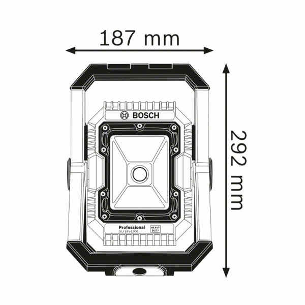 Taschenlampe LED BOSCH 0601446400 18 V