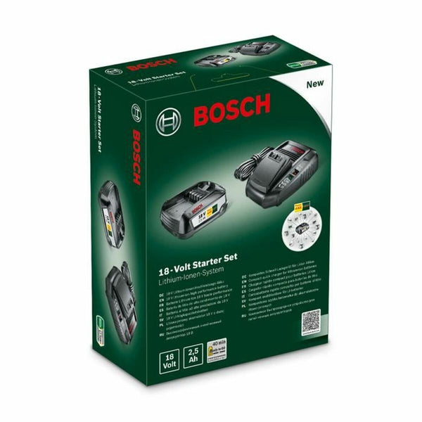 Ladegerät und wiederaufladbarer Akku BOSCH AL1830CV Power4all 2,5 Ah 18 V