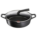 Topf mit Deckel Tefal E2497244 Schwarz Ø 28 cm