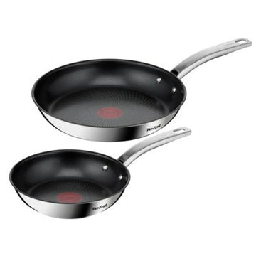 Pfannenset Tefal B817S255 Stahl Edelstahl 2 Stücke 2 Stück Ø 20 cm Ø 26 cm