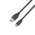 USB-C-Kabel auf USB Aisens A107-0060 Schwarz 1 m