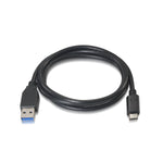USB-C-Kabel auf USB Aisens A107-0060 Schwarz 1 m