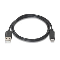 USB A zu USB-C-Kabel Aisens A107-0052 Schwarz 2 m