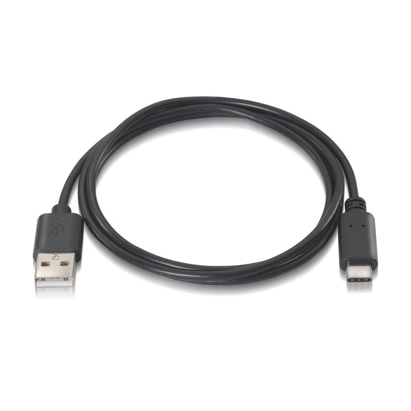 USB A zu USB-C-Kabel Aisens A107-0052 Schwarz 2 m