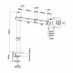 Bildschirm-Träger für den Tisch Aisens DT32TSR-039 32"