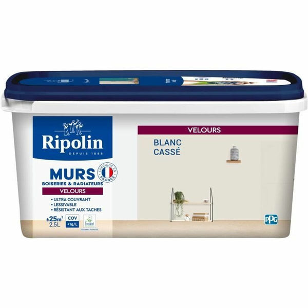 Farbe Ripolin 467079 Weiß natürlich 2,5 L