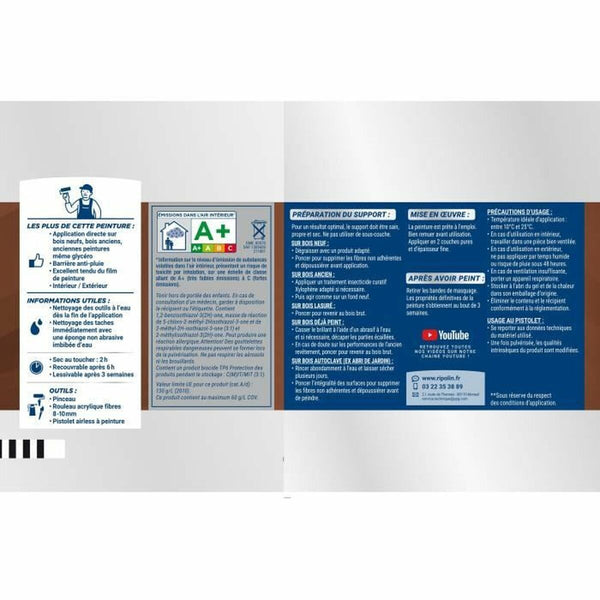 Farbe Ripolin Braun Satin 2,5 L