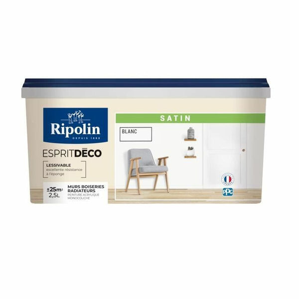 Grundierung Ripolin Weiß Satin 2,5 L