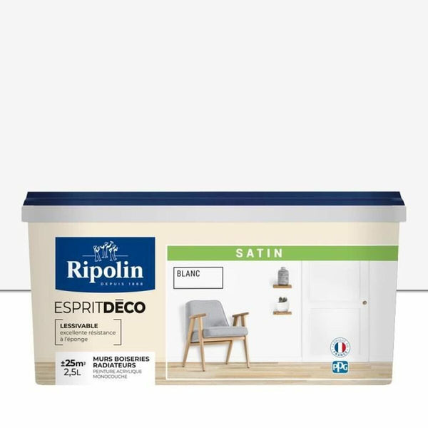 Grundierung Ripolin Weiß Satin 2,5 L