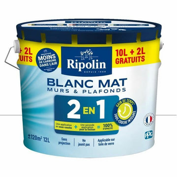 Grundierung Ripolin Weiß Mattierend 12 L