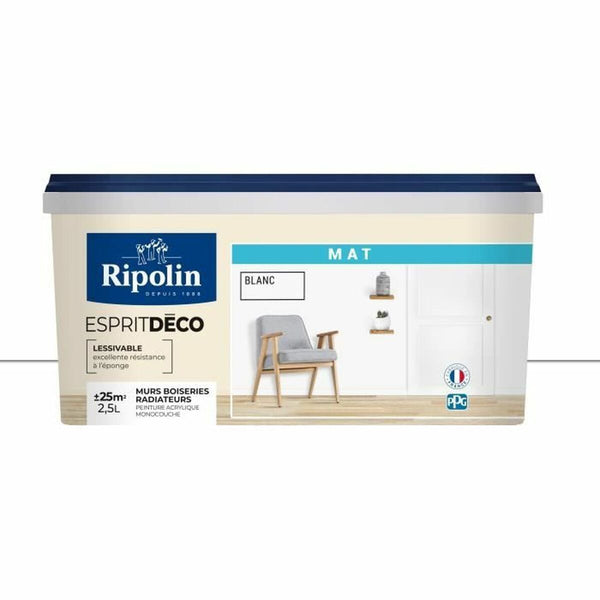 Farbe Ripolin Weiß 2,5 L
