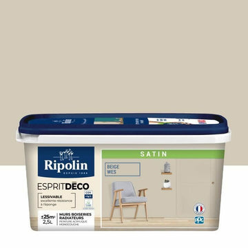 Grundierung Ripolin Beige Satin 2,5 L