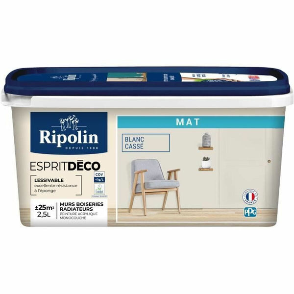 Acryl-Gemälde Ripolin Weiß 250 ml