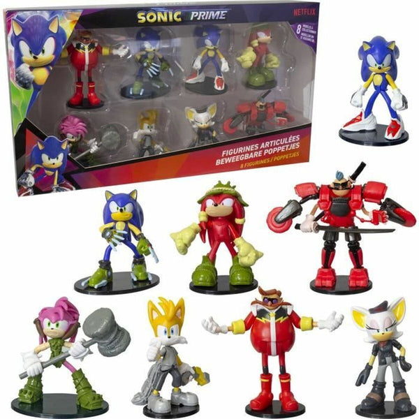 Gelenkige Figuren Sonic Prime 8 Stücke