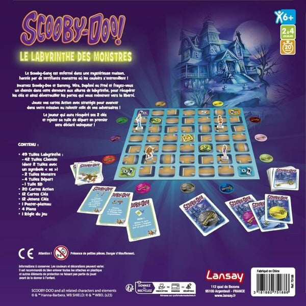 Tischspiel Scooby-Doo Le Labyrinthe des Monstres (FR)