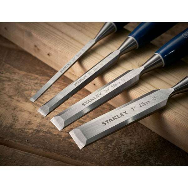 Meißel-Set Stanley 5002 Holz 6, 12, 18, 25 mm 4 Stücke