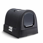 Katzentoilette Curver 51 x 38,5 x 39,5 cm Anthrazit Schwarz Kunststoff