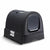 Katzentoilette Curver 51 x 38,5 x 39,5 cm Anthrazit Schwarz Kunststoff
