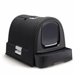 Katzentoilette Curver 51 x 38,5 x 39,5 cm Anthrazit Schwarz Kunststoff