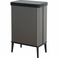 Mülltonne Curver VERTO Grau Kunststoff 54 L