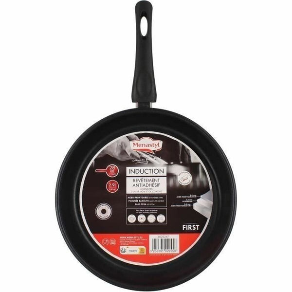 Pfanne Menastyl Stahl Edelstahl Ø 28 cm