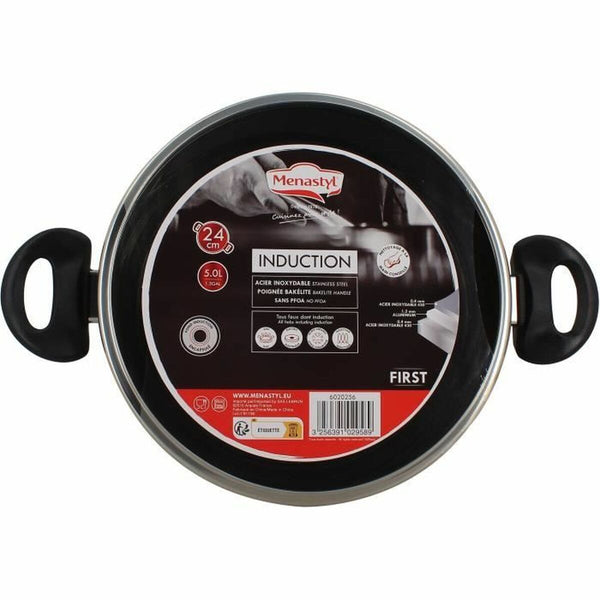 Kasserolle Menastyl Ø 24 cm Stahl