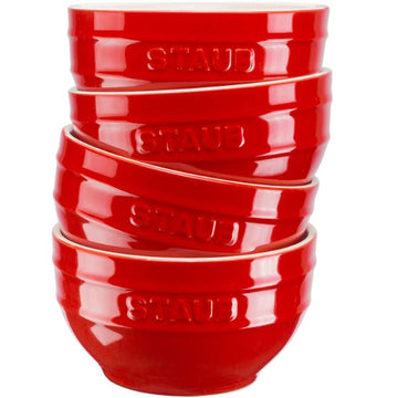 Schüssel Zwilling 40508-146-0 Rot Keramik rund 4 Stücke Ø 14 cm 700 ml (4 Stück)