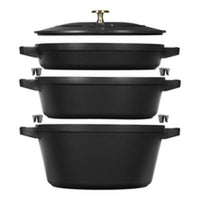 Kochtopf Zwilling La Cocotte Schwarz Gusseisen 1 Stücke Ø 24 cm 1 kg 4,2 L (1 Stück)