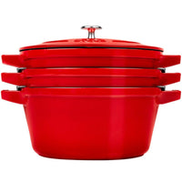 Ofenpfanne Zwilling La Cocotte Rot Gusseisen Ø 24 cm (3 Stück)