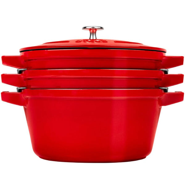 Ofenpfanne Zwilling La Cocotte Rot Gusseisen Ø 24 cm (3 Stück)