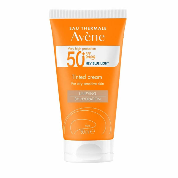 Sonnenschutzcreme für das Gesicht Avene Weiß Spf 50 (4 Stück)