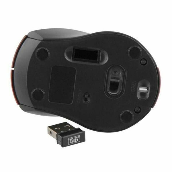 Mouse T'NB MM240RD Schwarz Rot Schwarz/Rot 1000 dpi