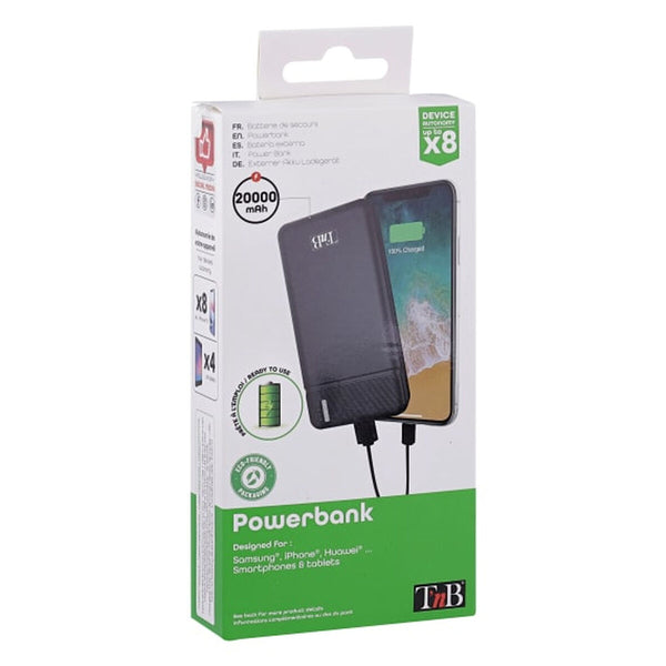 Powerbank T'NB PBU20000 Schwarz 20000 mAh
