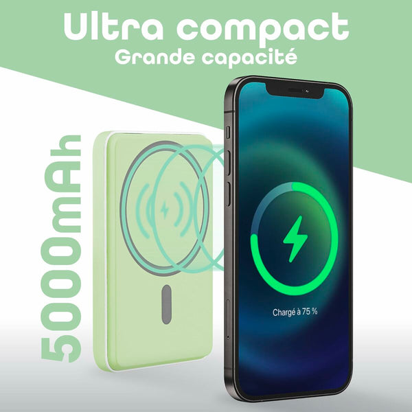 Powerbank T'NB PBUMAG5GR 5000 mAh grün Magsafe