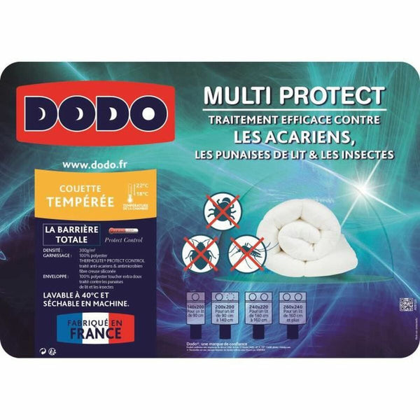 Bettdecke DODO MULTIPROTECT 220 x 240 cm Weiß