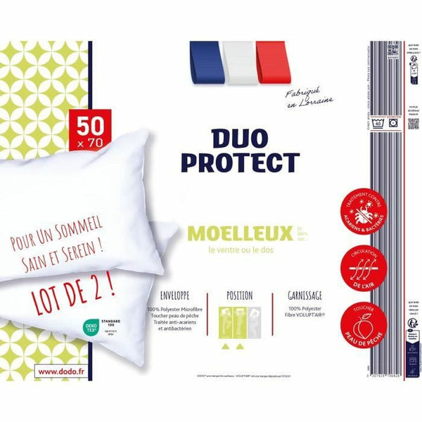 Kissen DODO Weiß 50 x 70 cm (2 Stück)