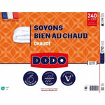 Steppdecke DODO Weiß 220 x 240 cm 400 g /m²