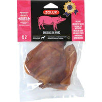 Hundesnack Zolux dried pig ear Schwein