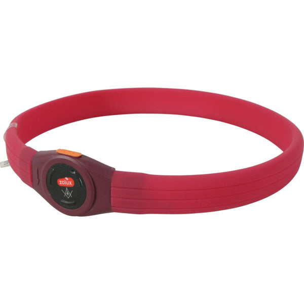 Hundehalsband Zolux BIVOUAK LED Rot 60 cm 30 cm