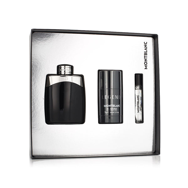 Set mit Herrenparfüm Montblanc Legend EDT 3 Stücke