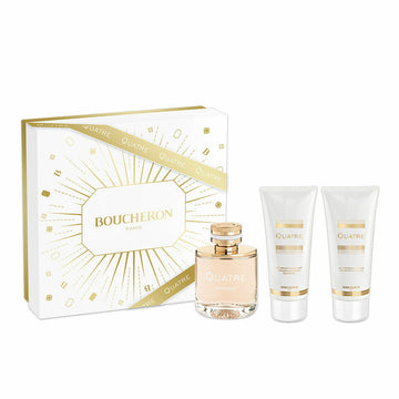 Set mit Damenparfüm Boucheron QUATRE POUR FEMME 3 Stücke