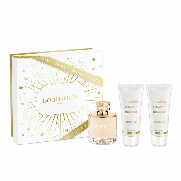 Set mit Damenparfüm Boucheron QUATRE POUR FEMME 3 Stücke