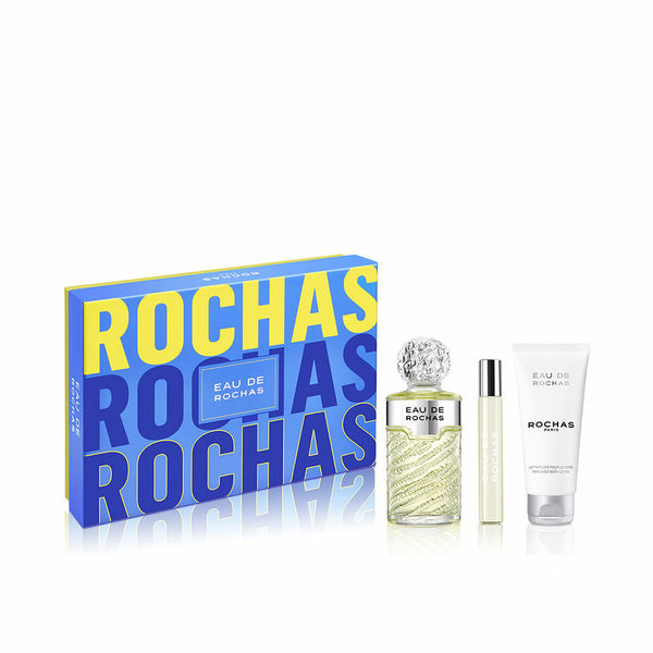 Set mit Damenparfüm Rochas EAU DE ROCHAS 3 Stücke