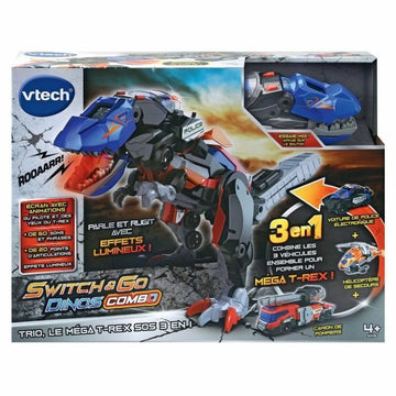 Umwandelbarer Super-Roboter Vtech Switch & Go Dinos Combo: Dinosaurier