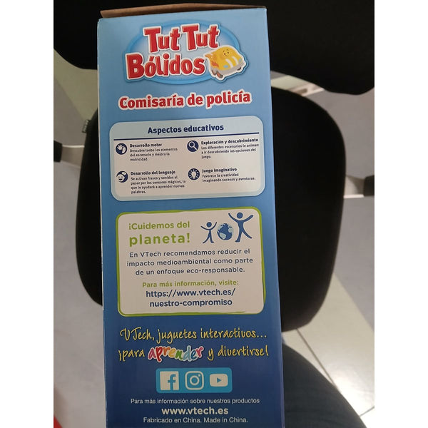 Spielset Fahrzeuge Vtech Tut Tut Bolidos 28 x 11,5 x 28 cm Polizei