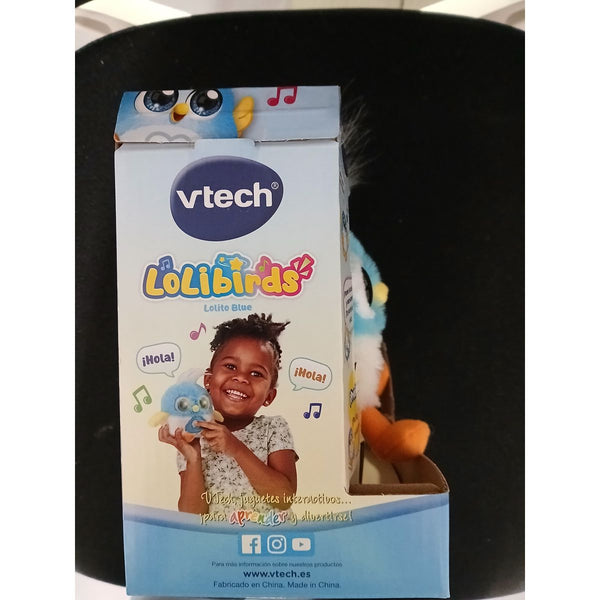Plüschtier mit Klang Vtech Lolibirds Lolito Blau